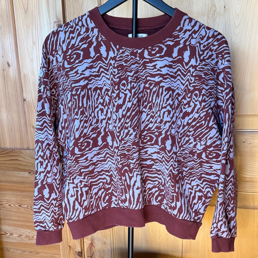 Madewell Burgundy Knit Sweater